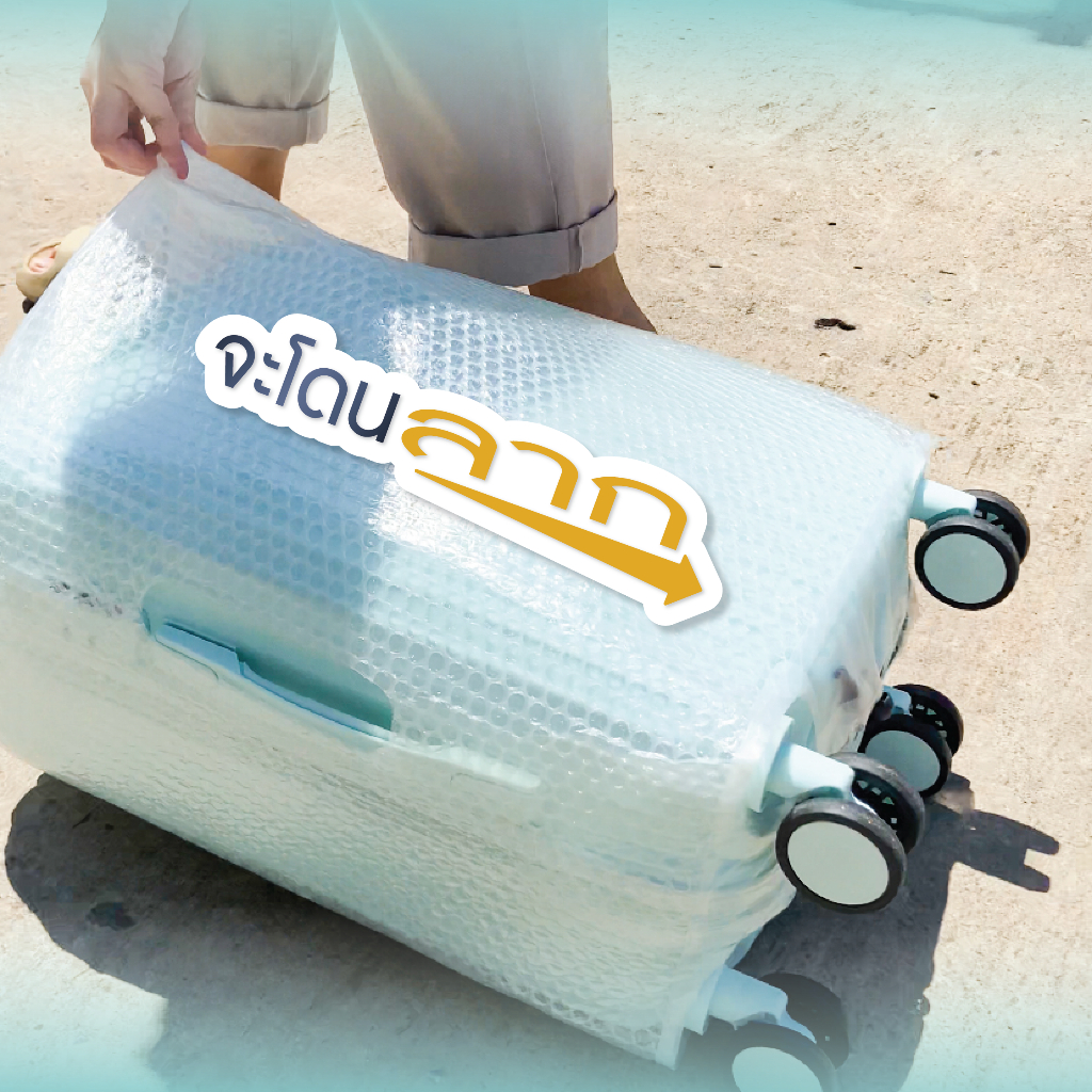 IDEAPLAS ถุงคลุมกระเป๋าเดินทาง (Bubble Bag) size S M L XL