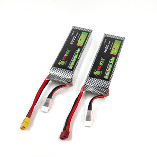 แบตเตอรี่ Lipo 3S 11.1V 6000mah 40C สำหรับ รถบังคับ/เรือ/เครื่องบิน/โดรน