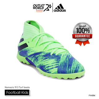 [ใช้โค้ด SEPMA500 ลด12% สูงสุด 200.-] Adidas รองเท้าฟุตบอลร้อยปุ่ม สำหรับเด็ก รุ่น Nemeziz 19.3 Turf bootsลิขสิทธิ์แท้ นำเข้าจากญี่ปุ่น]รหัส: FV4006 ]