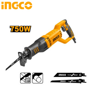 INGCO เลื่อยชักไฟฟ้า 750 วัตต์ รุ่น RS8008 (Reciprocating Saw) เลื่อยตัดเหล็ก เลื่อยตัดไม้ เลื่อยไฟฟ้า เครื่องเลื่อยชัก