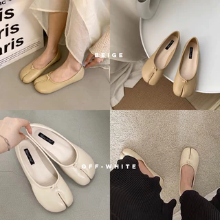 (ร้านไทย—มีพร้อมส่งค่ะ / pre-order) รองเท้าทรงกีบหมู tarte tatin flats ส้นแบน มีทั้งหมด 8 สี | justmoment