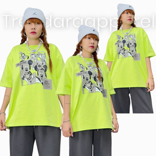 เสื้อยืด oversize korea style code:3065เขียว