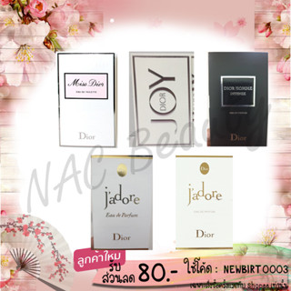 ของแท้100%_Dior Jadore EDP/ Dior Joy EDP/ Miss Dior N Roses EDT/ Dior Sauvage_น้ำหอม Vial 1 ml