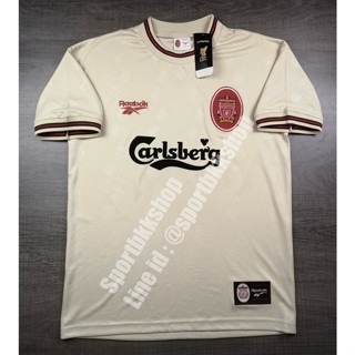 [Retro] - เสื้อบอล ย้อนยุค ลิเวอร์พูล เยือน สีครีม 1996/97