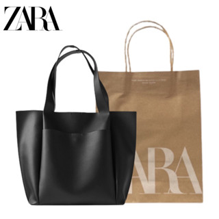 กระเป๋า zara ซาร่า 𝐙𝐀𝐑𝐀 𝐓𝐎𝐓𝐄 𝐁𝐀𝐆 กระเป๋าโท้ทใบใหญ่จุของเยอะ