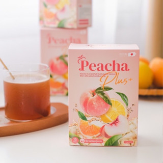 PeachaPlus ชาพีชเลม่อนลดบวม ลดไขมันสะสม กระตุ้นการเผาผลาญ