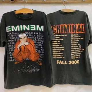 EMINEM TOUR เสื้อวง เสื้อทัวร์ งานฟอกเฟด อารมณ์งานเก่า