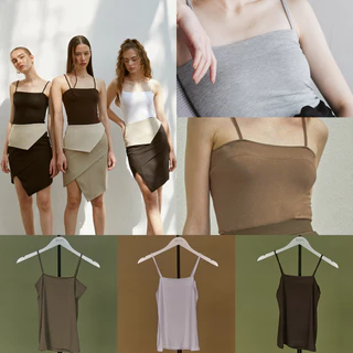 maison KEEPS | Aglio Tank | เสื้อสายเดี่ยวเสื้อเบสิคผ้านุ่ม