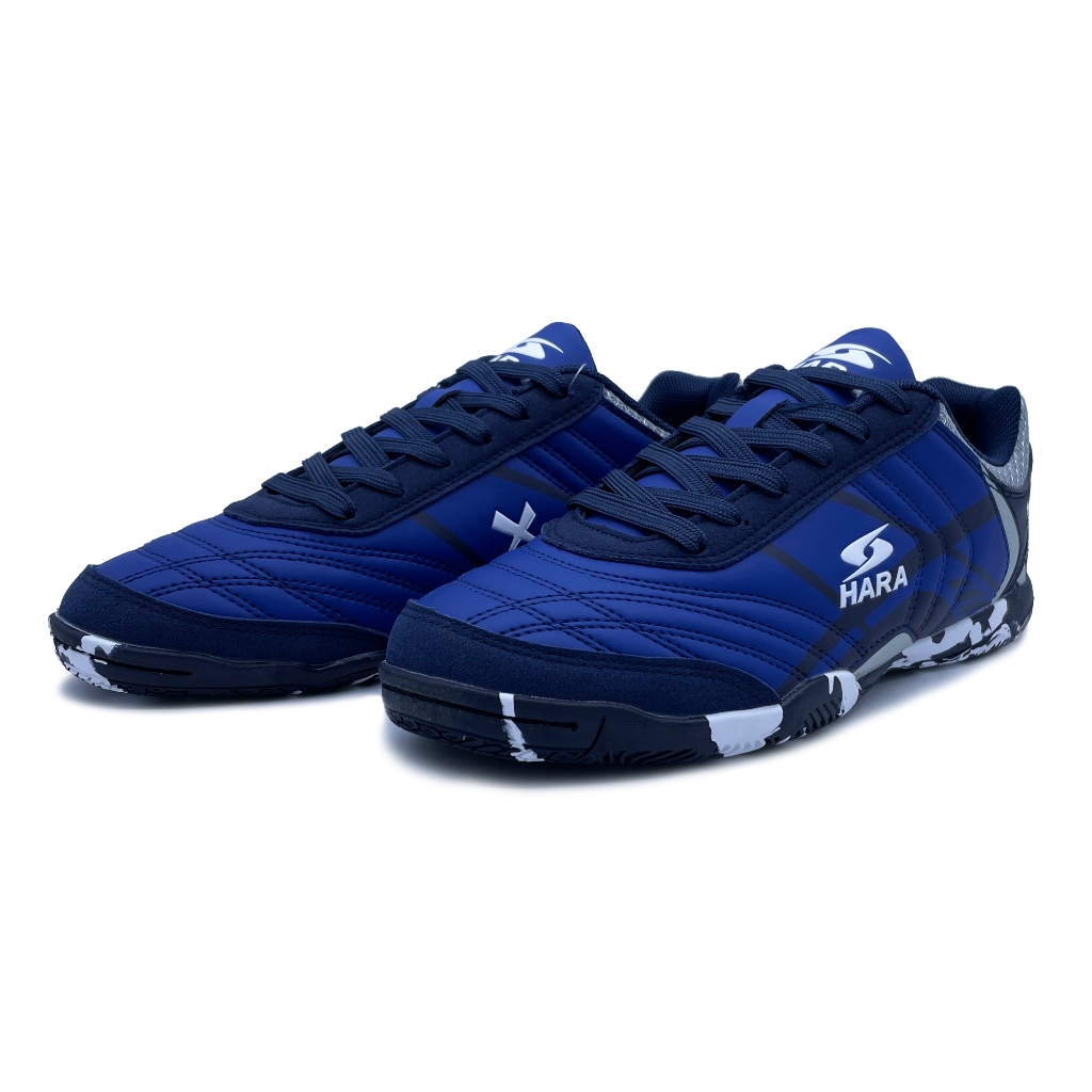 HARA Sports รองเท้าฟุตซอล รุ่น Futsal-X รองเท้าฟุตซอล สีน้ำเงิน FS28