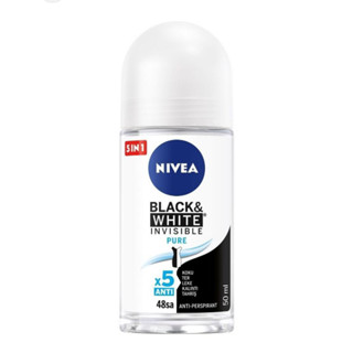 NIVEA Deo Roll-On Invisible for Black &amp; White Active 50ml