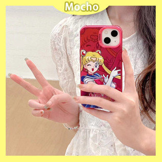 💕พร้อมส่ง💕iPhone 14 13 12 11 Pro Max เคส for เคสไอโฟน11 แฟชั่น บางเบาพกพาง่าย การ์ตูน น่ารัก เซเลอร์มูน หวานเท่ Case