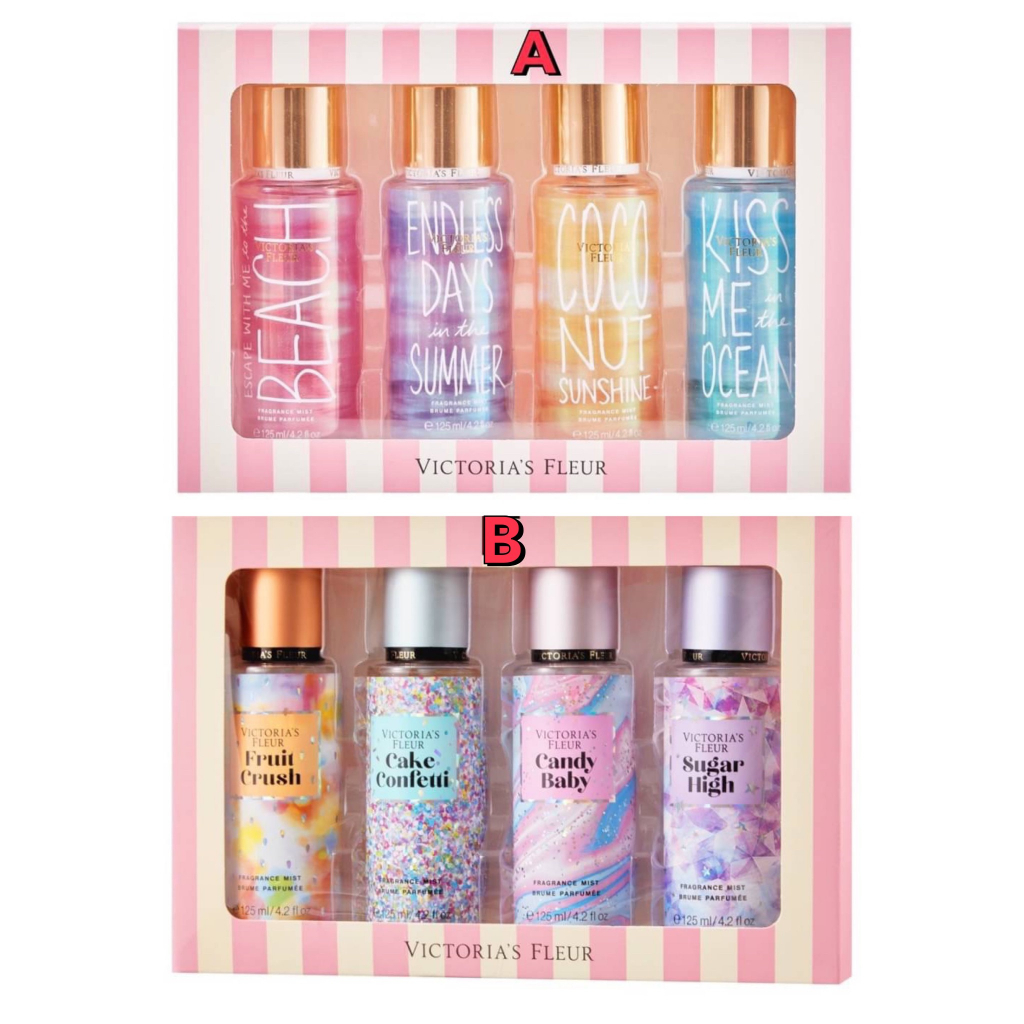 พร้อมส่งจากไทย เซ็ทน้ำหอมผู้หญิง Victoria's Secret 4 season สุดยอดของความหอม น้ำหอมผู้หญิงกลิ่นหวานๆ ซื้อเป็นของขวัญ