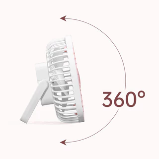 พัดลมพกพา พัดลมUSB J230 / C00012 ขนาด7นิ้ว แขวนได้ตั้งได้