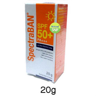 SpectraBAN ANTI UVA-UVB WITH SPF50+ PA+++ SUNSCREEN CREAM 20g // สเปคตร้าแบน กันแดด 20 กรัม