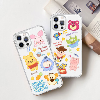 เคสซิลิโคน เคสลายการ์ตูนน่ารักๆ  เคสใส กันกระแทก สำหรับ IPhone 14 13 12 11 pro max 14promax X XS MAX XR 7 7plus 8plus 8