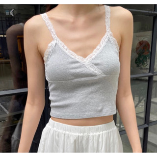 พรีออเดอร์ PREORDER Brandy Melville ของแท้ 100% Amara Lace Tank