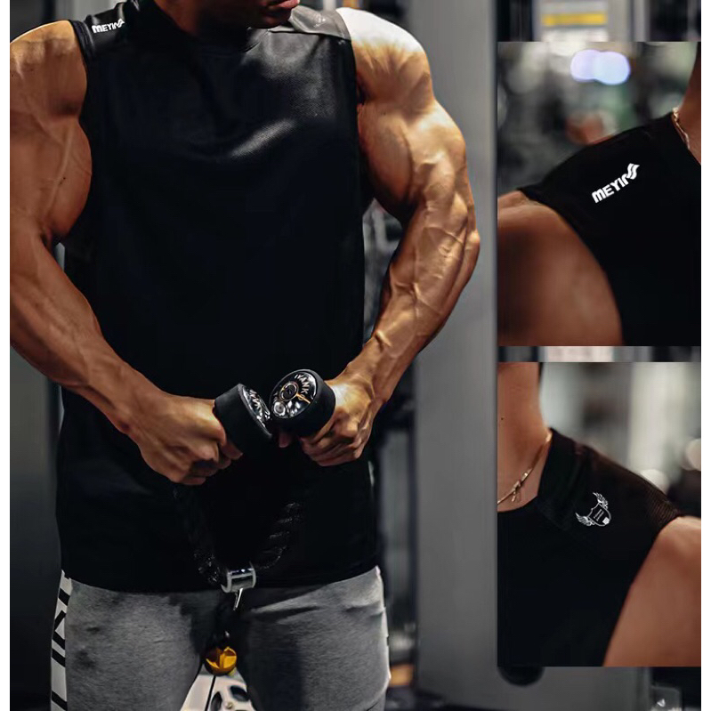 เสื้อกล้ามออกกำลังกายชาย​  วิ่ง​ ฟิตเนส ทรงหลวม แบบแห้งเร็วรุ่นSpeedry (พร้อมส่งในไทย)