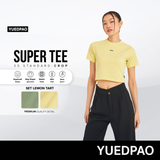 Yuedpao (ใหม่ล่าสุด!!) เสื้อยืด Super Tee Crop Multi Function Set Lemon Tart