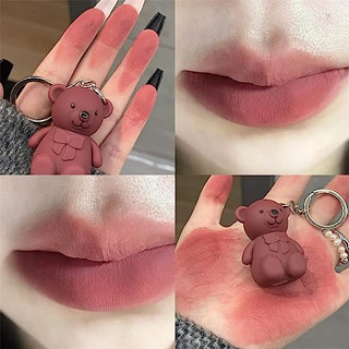 มีของพร้อมส่ง!! ลิป หมีพวงกุญแจ Art value little bear lip mud #A01