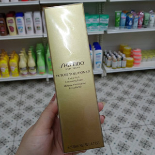 shiseido ginza tokyo future solution lx cleansing foam 125ml.โฟมล้างหน้า ผลิต2022/03ฉลากไทย