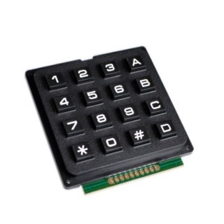 คีย์แพด 4x4 Matrix Keyboard Module (Balck Keypad)