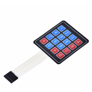 Keypad Matrix 4x4 Sticker Pad Arduino คีย์แพด แป้นตัวเลข แบบหลังกาว 4x4 16 ปุ่ม