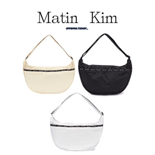 ✨🇰🇷 MATIN KIM GLOSSY FABRIC ROUND CROSS BAG IN ✨🇰🇷