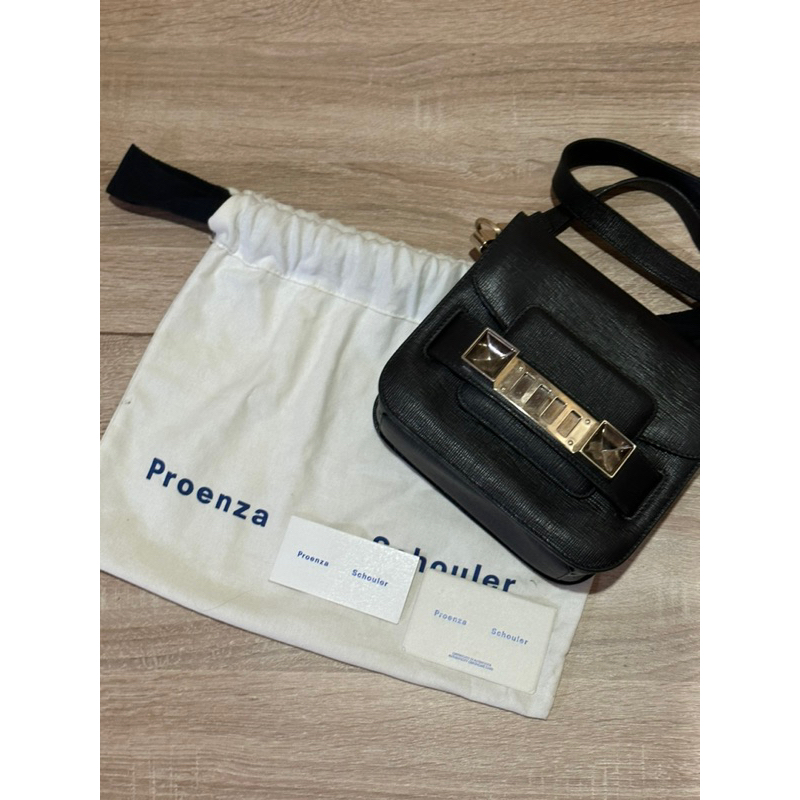 (used) Proenza Schouler ps11 tiny สีดำ แท้100%