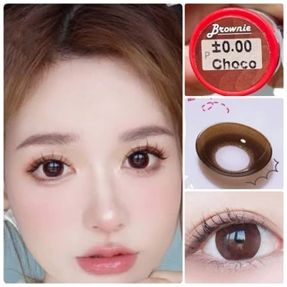 คอนแทคเลนส์ บิ๊กอาย ขนาด L รุ่น Brownie/Rio มีสีดำ/Choco Black/Choco มีค่าสายตา (0.00)-(-10.00)