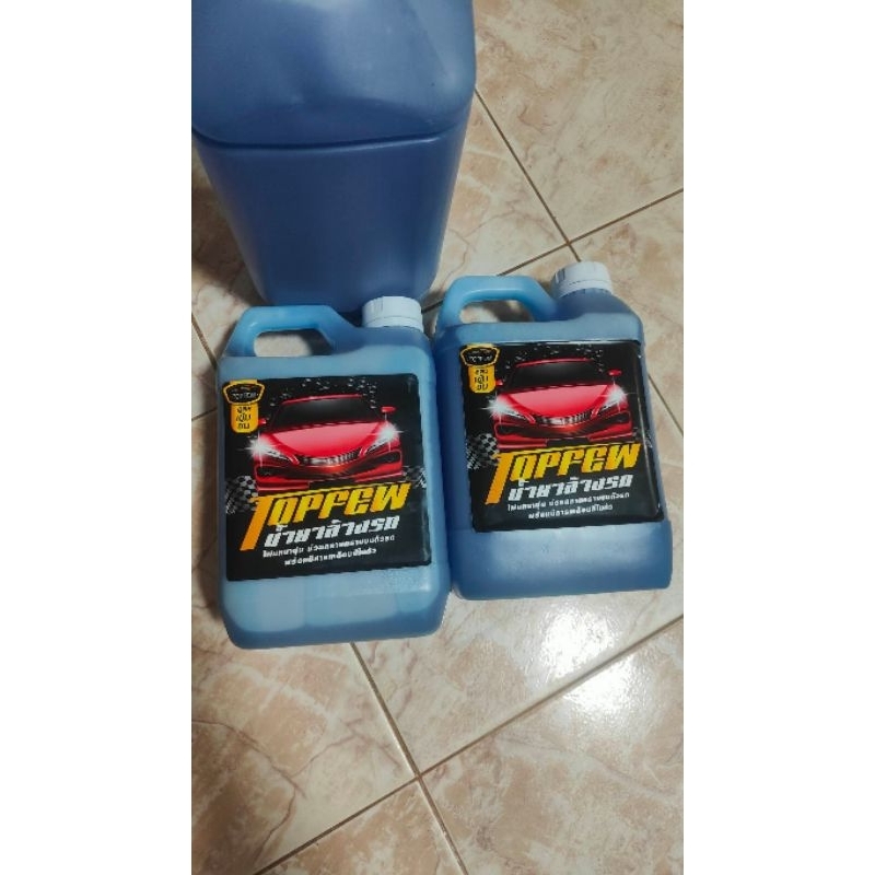 น้ำยาล้างรถ top few ขจัดคราบ