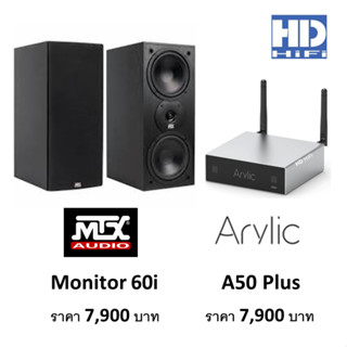 ชุดฟังเพลง Arylic A50+ กับ MTX Monitor 60i