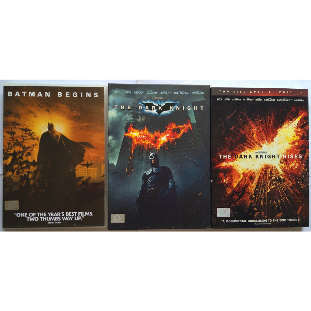 Batman The Dark Knight 1 - 3 แบทแมน อัศวินรัตติกาล ภาค 1 - 3 DVD