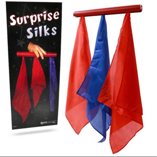 มายากลผ้าย้ายที่ Surprise Silks magic tricks