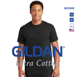 GILDAN® อุลตร้า เสื้อยืดแขนสั้น - ดำ 36C