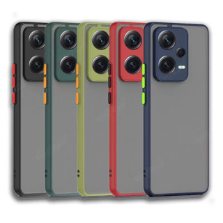 รุ่นใหม่ Case Xiaomi Redmi Note 12Pro 5G เคสกันกระแทก ปุ่มสีผิวด้าน ขอบนิ่มหลังแข็ง เคสโทรศัพท์ Redmi Note12Pro  5G