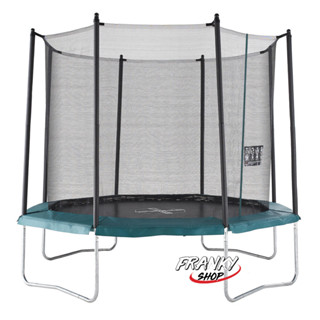 แทรมโพลีนทรงแปดเหลี่ยมที่มีตาข่ายนิรภัย แทรมโปลีน Octagonal Trampoline with Safety Net