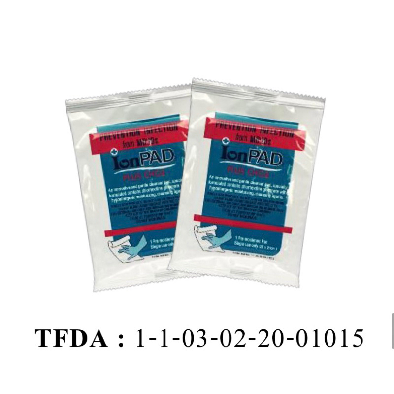 POSE  IonPAD Plus CHG2 ประจุบวก 2 %Chlorhexidine Gluconate 1 ซอง