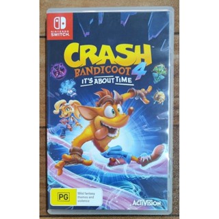 (มือ 2 พร้อมส่ง)Nintendo Switch : Crash Bandicoot 4 Its About Time มือสอง