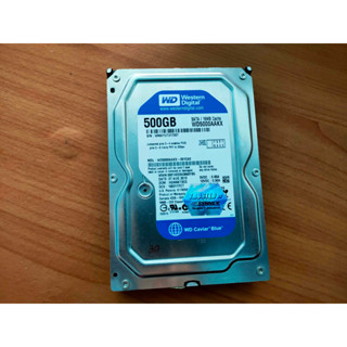 WD Blue 500Gb.ใช้งานปกติ ไม่สี ไม่แบค HDD PC มือสอง ผ่านการเทสต์แล้ว