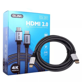 สาย HDTV cable 2.0 4K 3D G-LINK  GL- 201 อย่างดี 1.8/3/5/10เมตร