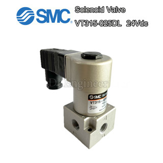 Solenoid Valve VT315-025DL 3/2 24Vdc ยี่ห้อ SMC