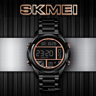 SKMEI1448 นาฬิกาข้อมือผู้ชาย รุ่น SK31 ระบบดิจิตอล สายสแตนเลส ทนทาน แบรนด์แท้