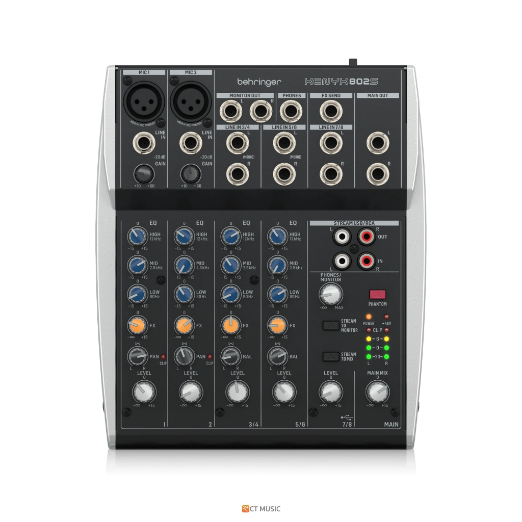 มิกเซอร์ Behringer XENYX 802S
