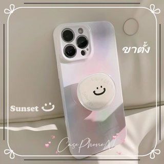 🔥สไตล์ใหม่🔥เคสไอโฟน iphone 11 14 Pro Max ไล่ระดับ เล็กและสด พร้อมขาตั้ง ป้องกันการตก iphone 12 13 Pro Case for iPhone