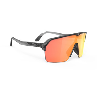 Rudy Project รุ่น Spinshield Air Crystal Ash / Multilaser Orange แว่นกันแดดทรงสปอร์ตติดคลิปสายตาได้ แฟชั่นไลฟ์สไตล์