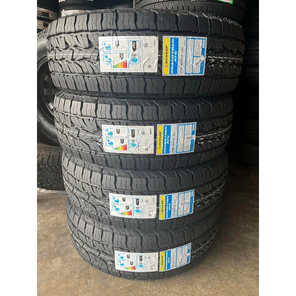 🔴 ยาง "#ดันลอป" Dunlop Grandtrek AT5 235/60R18 ปี 23