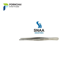 คีมจับเนื้อเยื่อ แบบมีเขี้ยว ขนาด 6.5 นิ้ว Thumb Forcep with Teeth 6.5 inch