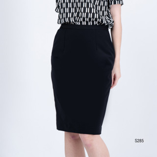 AMILA Skirt AM-S285 สูทติ้งสเปนเด็กซ์ แบบสั้น IGPU23-2