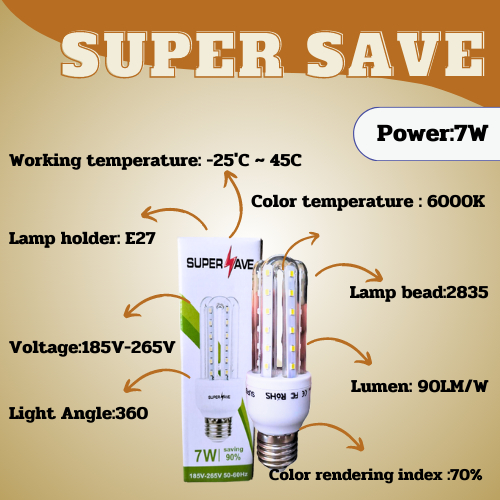 SUPER SAVE  Power:7w