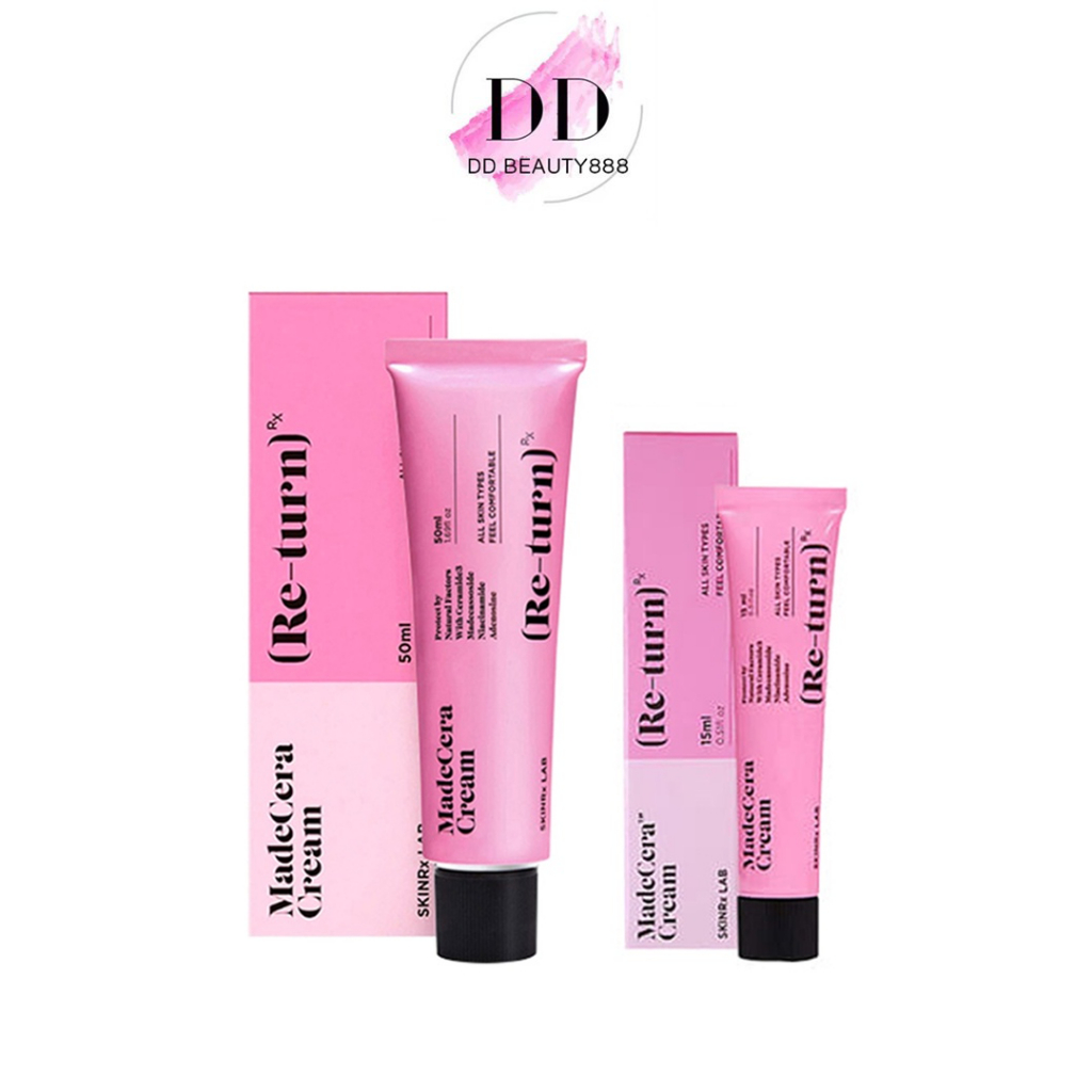 ครีมรีเทิร์น Skinrx Lab Madecera Return Cream หลอดชมพู